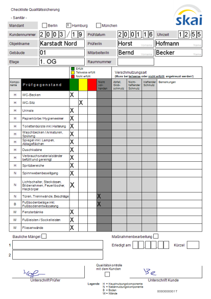 Qualitätsmanagement-  und Qualitätsmesssystem für das Gebäudemanagement/Facility Management